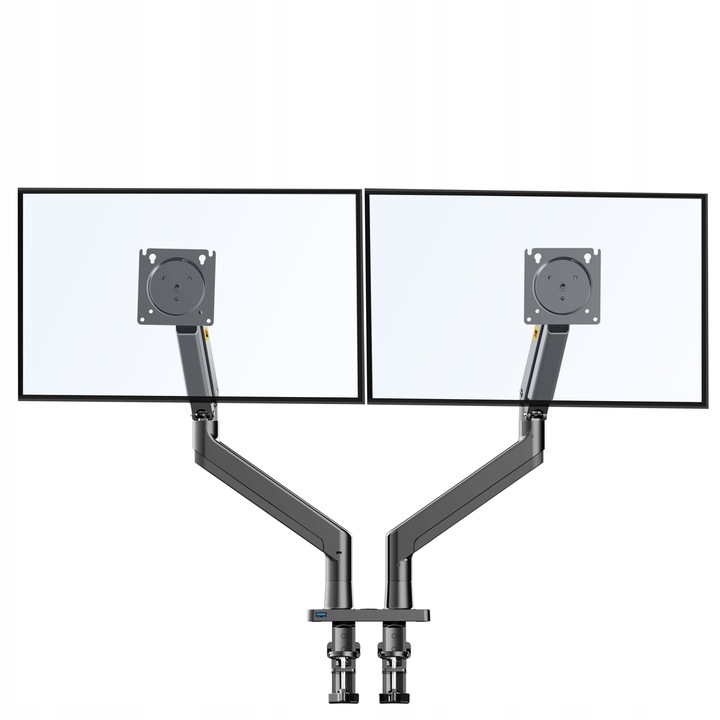Regulowany Uchwyt Biurkowy na Dwa Monitory 22'-32'