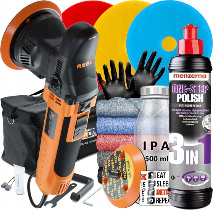 ADBL ROLLER D09125-01 ZESTAW POLERKA MASZYNA POLERSKA DLA POCZĄTKUJĄCEGO