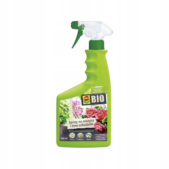 2x Spray na mszyce i szkodniki naturalny eko COMPO BIO 750ml + wampirki