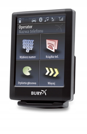Bury CC9056 - samochodowy zestaw głośnomówiący LCD ISO Bluetooth do radia