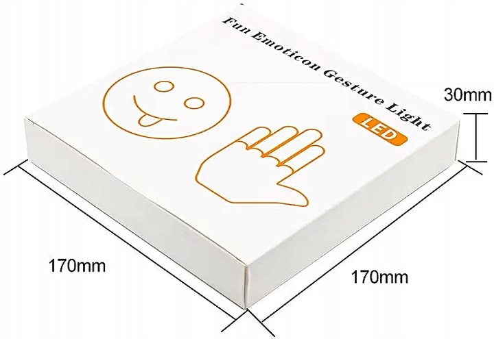 SYGNALIZATOR GESTÓW LED DO SAMOCHODU 8 GESTÓW ŚRODKOWY PALEC ! EMOTKI PILOT