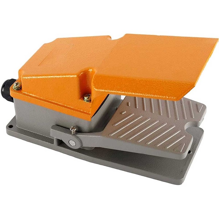 Wyłącznik nożny włącznik przycisk pedał z osłoną NO NC 380V 10A