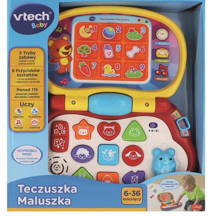VTECH TECZUSZKA MALUSZKA MINILAPTOP