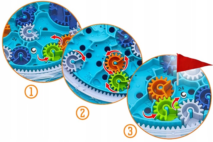 NAJLEPSZY PREZENT DLA 3 4 5 6 7 8 9 LATKA Gra logiczna Labirynt 3D ZABAWKA