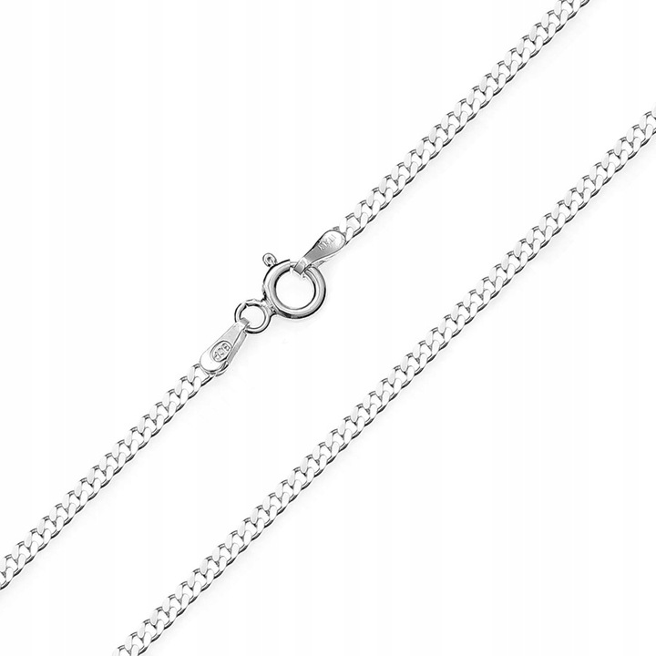 Łańcuszek srebrny 925 Damski Splot PANCERKA do Zawieszek | 55 cm x 1.5 mm