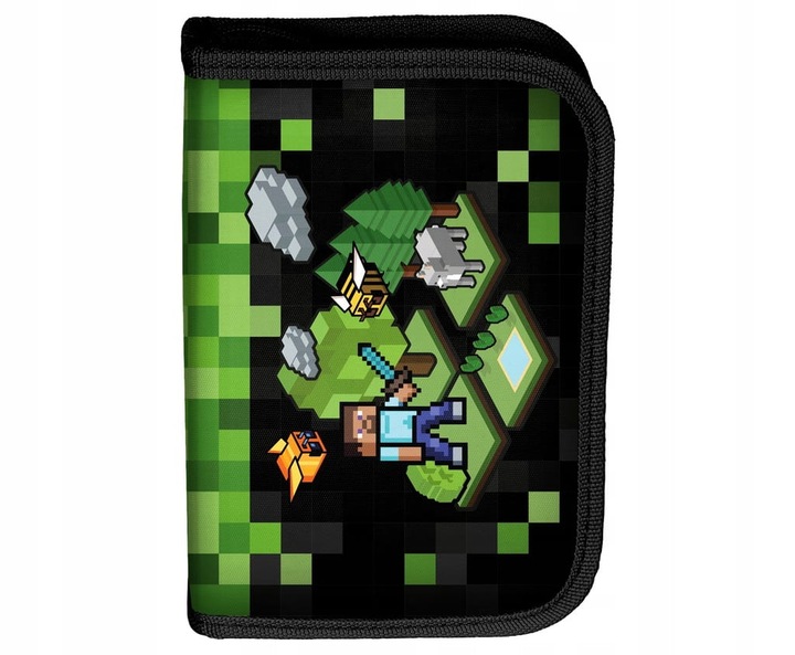 ZESTAW 5 EL. PLECAK SZKOLNY MINECRAFT PIKSELE PIXEL GAME PLECAK MINECRAFT