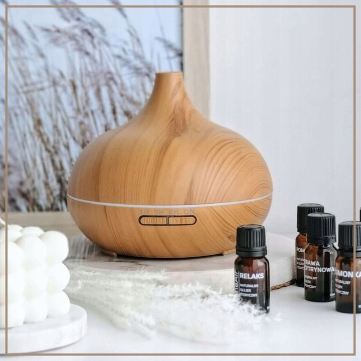 Nawilżacz Odświeżacz Cichy Dyfuzor zapachowy do olejków eterycznych JAKOŚĆ