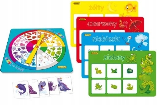 Gram W Kolory Gra Edukacyjna Dla 4 Latka Przedszkolaków 3+ Adamigo