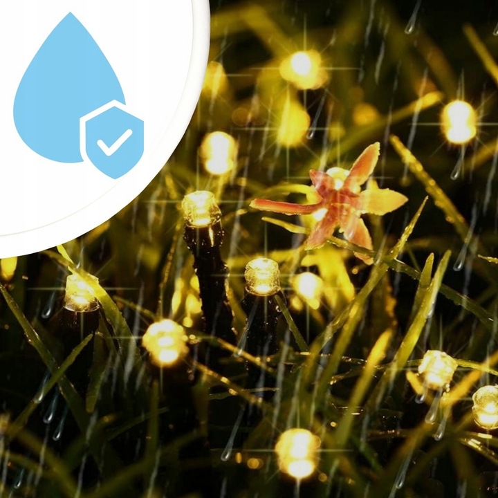 LAMPKI CHOINKOWE ŚWIATEŁKA 500LED ZEWNĘTRZNE WEWNĘTRZNE BIAŁE CIEPŁE 32M