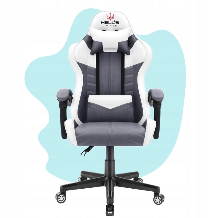 FOTEL GAMINGOWY DLA GRACZA BIUROWY HELL'S