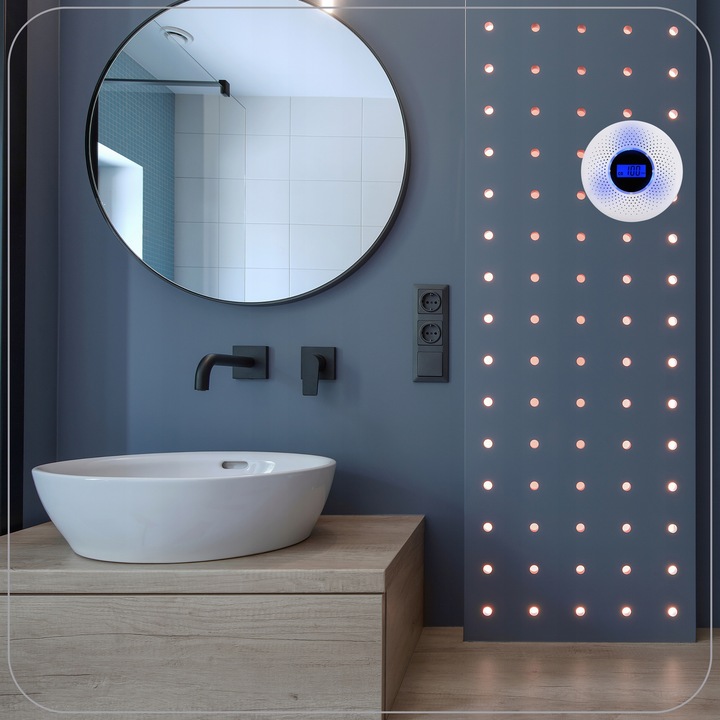 Czujnik Czadu i dymu Tlenku Węgla Detektor Alarm Wykrywacz Czadu CERTYFIKAT