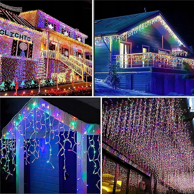 SOPLE 500 LED ZEWNĘTRZNE ŚWIATEŁKA LAMPKI KURTYNA ŚWIETLNA PROGRAMATOR IP44