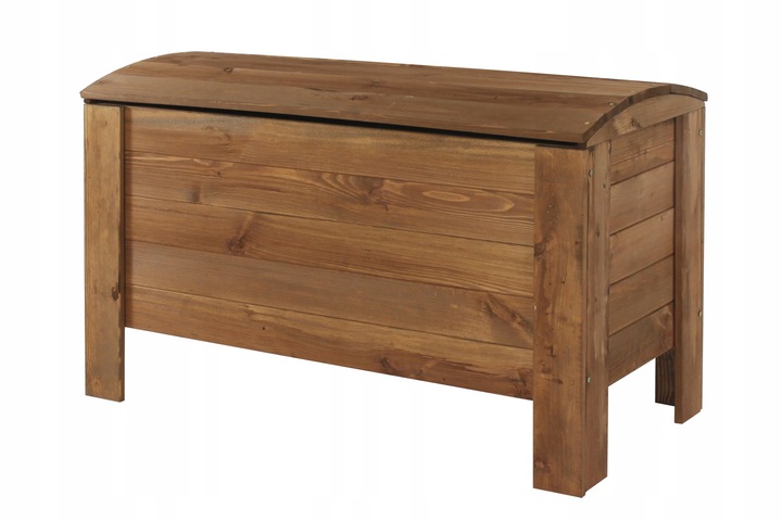 Skrzynia sosnowa skrzynia balkonowa ogrodowa Drewniany kufer na zabawki EKO