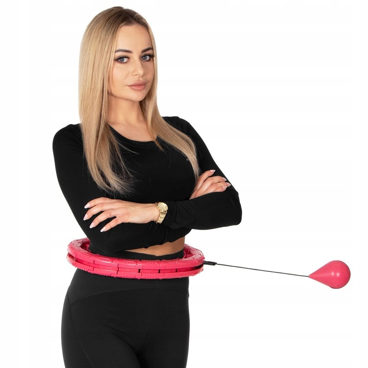 HULA HOP ODCHUDZAJACE OBCIĄŻENIE WYPUSTKI MODUŁOWY MASAŻER + OBCIĄŻNIK