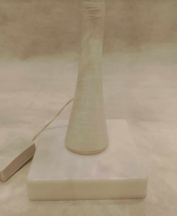 Dekoracja drzewko led ozdobne z piórkami światło BIAŁE CIEPŁE