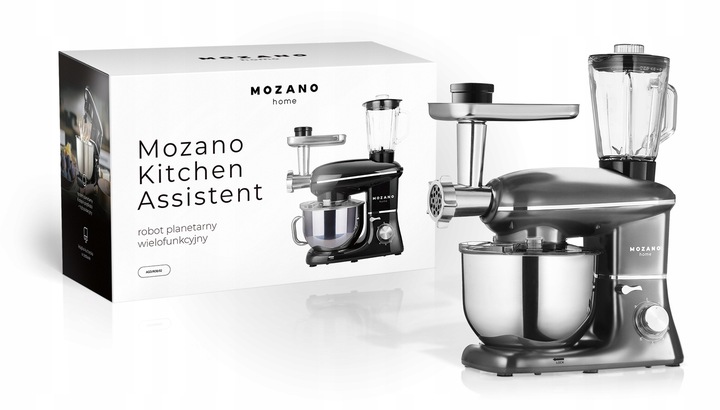 NOWY ROBOT KUCHENNY PLANETARNY MASZYNKA DO MIĘSA MIKSER BLENDER 2300W 6,2l