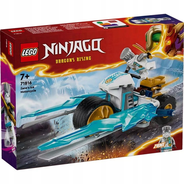 LEGO NINJAGO 7+ LODOWY MOTOCYKL ZANE’A 71816