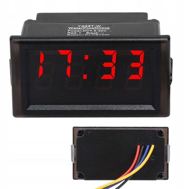 LUMINOUS CYFROWY ZEGAR SAMOCHODOWY LED