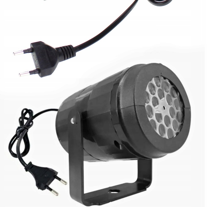 ŚWIĄTECZNY PROJEKTOR LED NA DOM ZEWNĄTRZ PŁATKI ŚNIEGU RZUTNIK NOWOŚĆ 2024