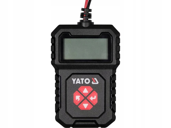 YATO ELEKTRONICZNY CYFROWY LCD TESTER AKUMULATORÓW SAMOCHODOWYCH 12V 2000A