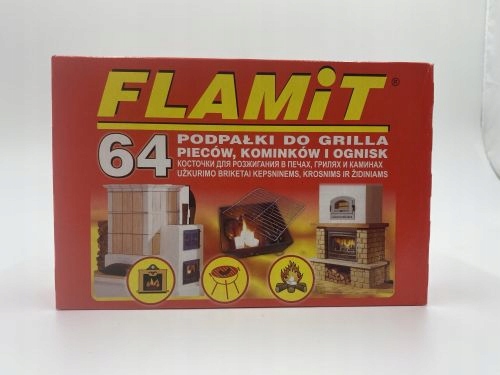 ZESTAW Podpałka biała FLAMiT do GRILLA KOMINKA rozpałka 320 kostek