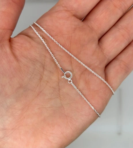 Łańcuszek srebrny simple 50 cm SREBRO 925 DAMSKI delikatny