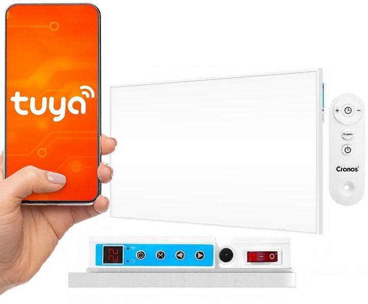 GRZEJNIK ELEKTRYCZNY NA PODCZERWIEŃ PANEL PROMIENNIK WiFi IR 1200W + NÓŻKI