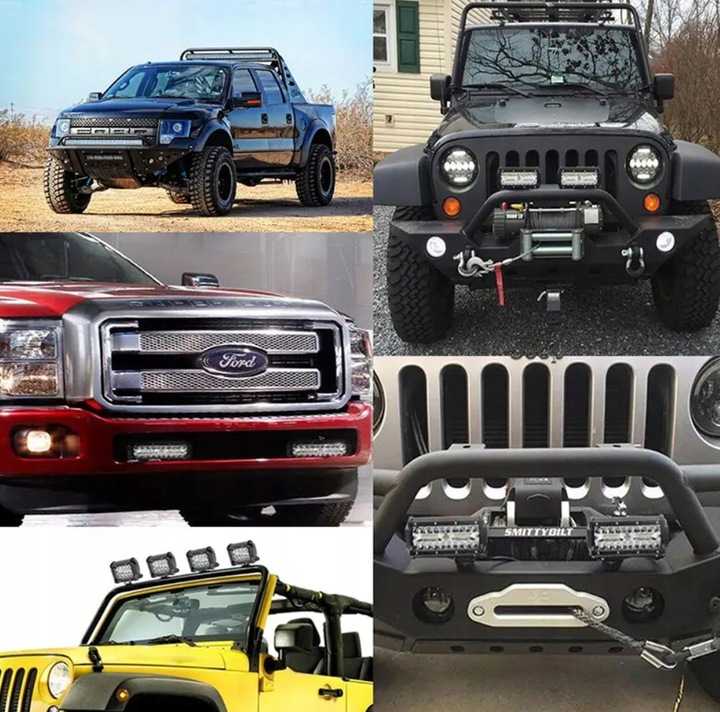 Lampa robocza LED OFF ROAD 120W HALOGEN SZPERACZ EPISTAR