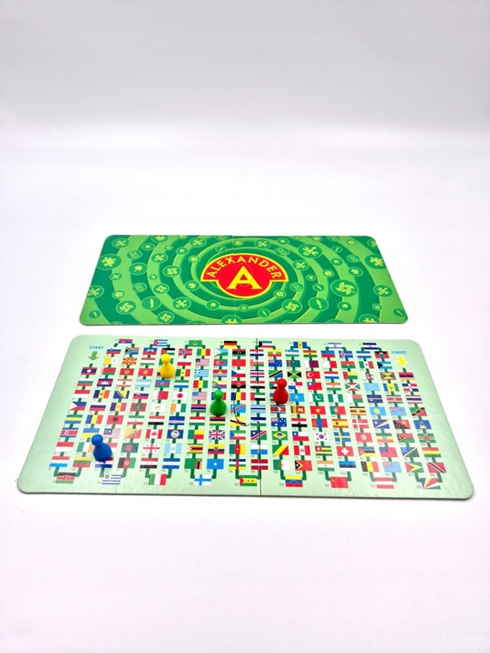 GRA PLANSZOWA JAKIE TO FLAGI gra planszowa dla dzieci +7 lat