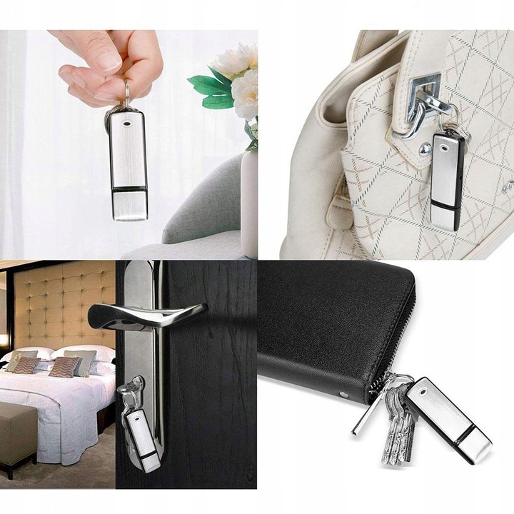 Mini Dyktafon szpiegowski podsłuch PENDRIVE ukryty rejestrator głosu USB