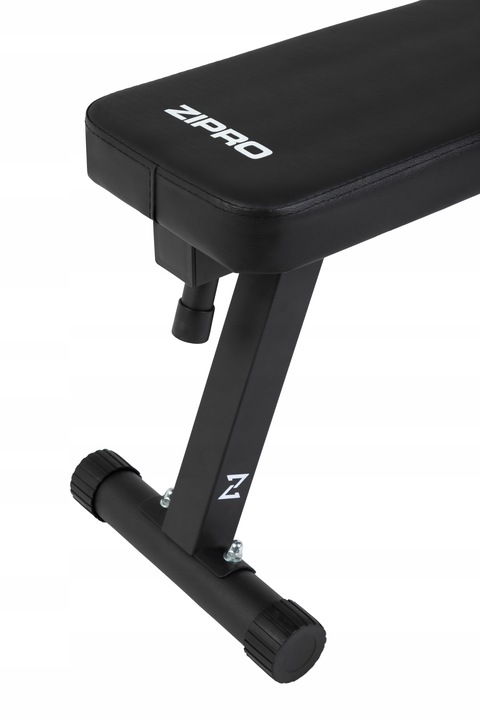 Ławka Treningowa Prosta Składana Ławeczka + Stojaki Regulowane 2w1 - Zipro