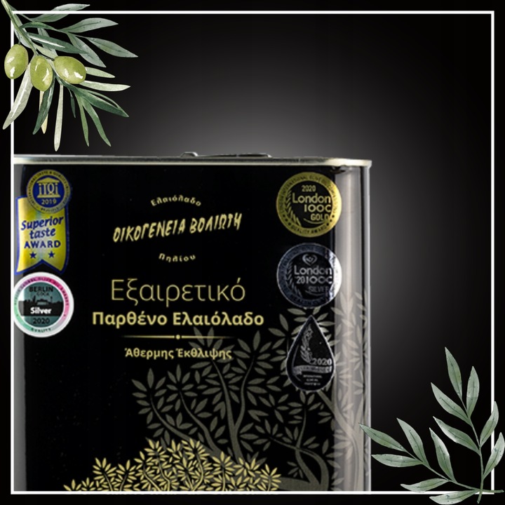 Oliwa z Oliwek GRECKA Extra Virgin 3l NIEFILTROWANA jakość ŚWIEŻY ZB. 24/25