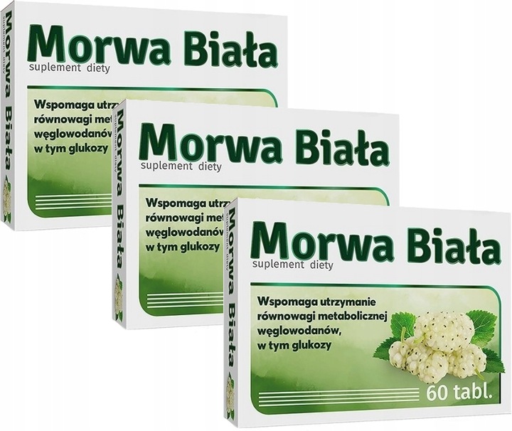 Alg Pharma Morwa biała 60 tabletek Równowaga Metaboliczna