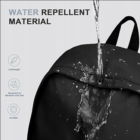 PLECAK SZKOLNY DLA DZIEWCZYNKI DUŻY A4 MODNY TORNISTER MŁODZIEŻOWY CZARNY