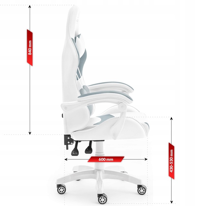 FOTEL GAMINGOWY DLA GRACZA BIUROWY HELL'S