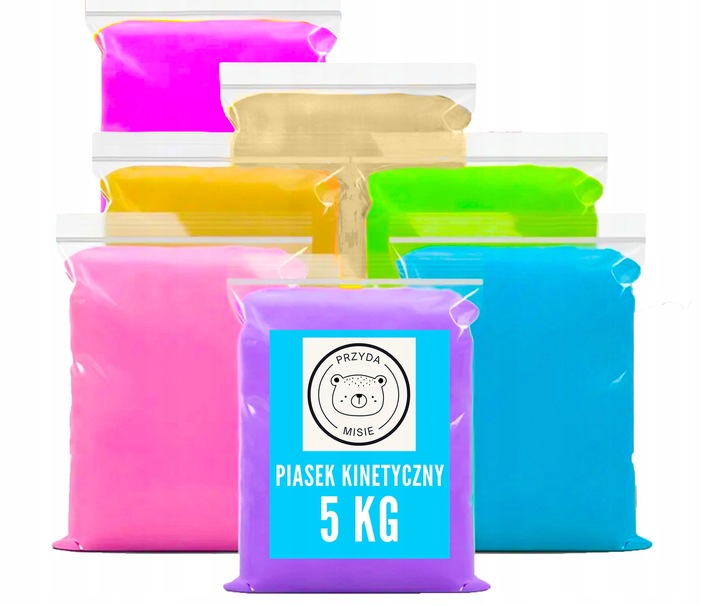 DUZY ZESTAW XXL PIASEK KINETYCZNY 5 KG BASEN ŁOPATKA PIASKOWNICA STATEK