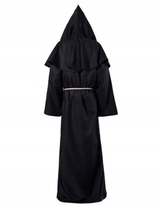 STRÓJ KOSTIUM PRZEBRANIE HABIT MNICH KSIĄDZ ZAKONNIK HALLOWEEN M/L 176/182