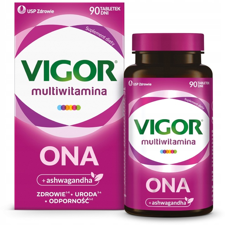 VIGOR Multiwitamina ONA witaminy i minerały dla kobiet 90 tabletek