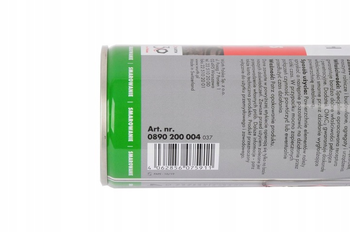 WURTH Odrdzewiacz ROST-OFF PLUS 400ml SMAR OMC2 Efekt Smarowania Zestaw2szt