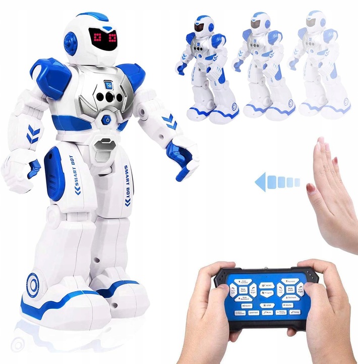 INTELIGENTNY ROBOT DLA DZIECI Z CZUJNIKIEM GESTÓW I PILOTEM