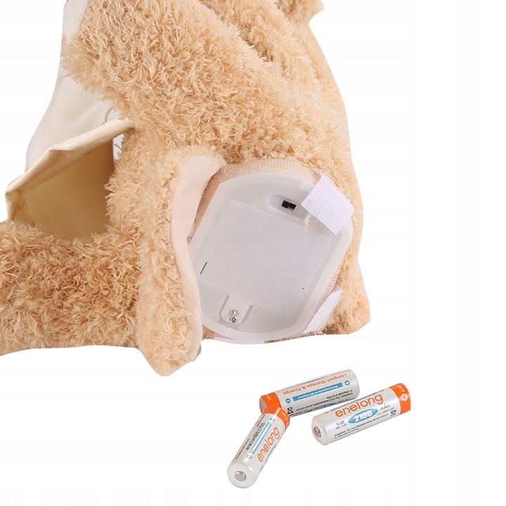 MASKOTKA MIŚ MISIEK RUSZA BUZIĄ I KOCYKIEM Akuku