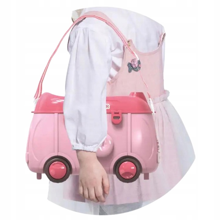 Toaletka Jeździk Walizka Suszarka Lusterko Kosmetyki Zestaw Dla Dziewczynki