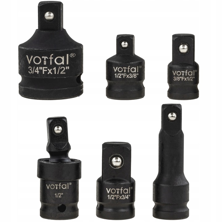 REDUKCJE ADAPTERY REDUKCYJNE UDAROWE NASADKI PRZEDŁUŻKA 1/2 3/8 3/4 CR-MO