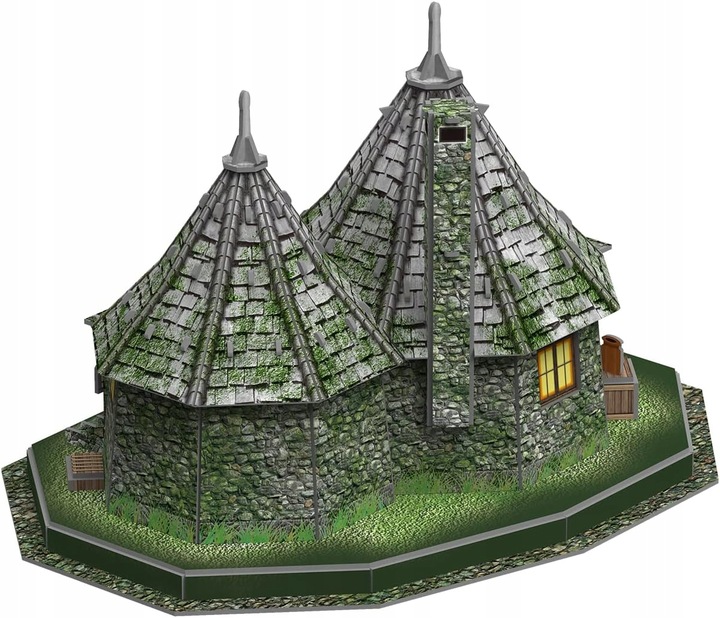 HARRY POTTER PUZZLE 3D CHATKA HAGRIDA 101 ELEMENTÓW