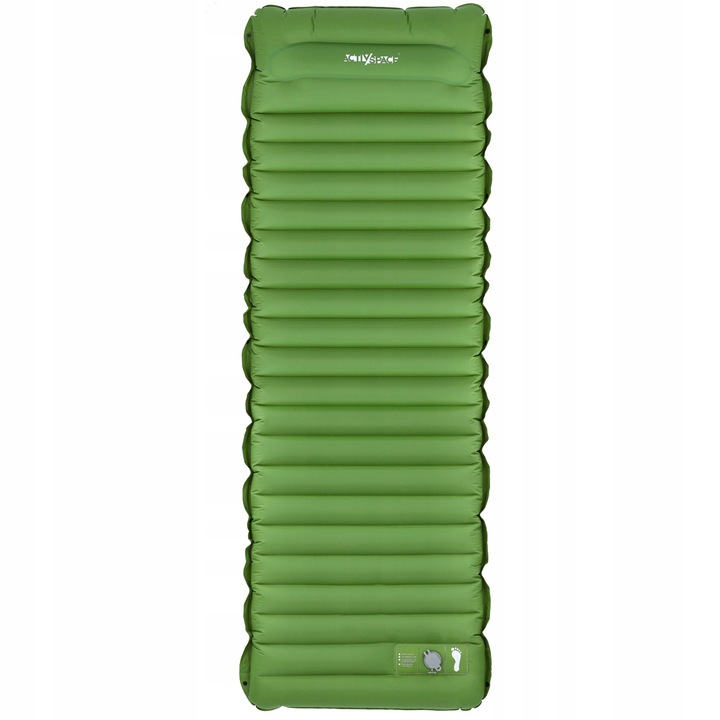 MATERAC SAMOPOMPUJĄCY TURYSTYCZNY ULTRALEKKI WBUDOWANA POMPKA ZWIJANA MATA