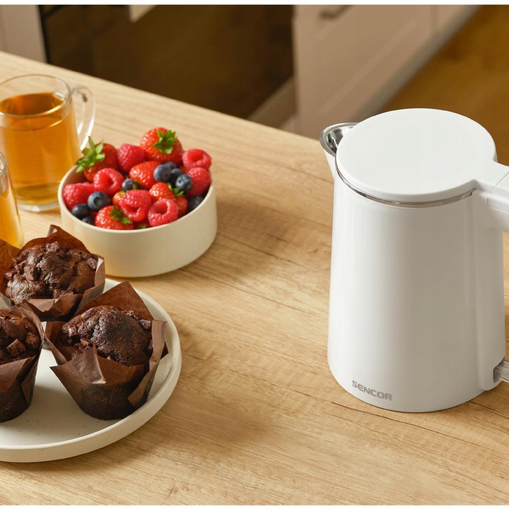 Czajnik elektryczny Sencor SWK 0155WH 1500 W 1 l biały