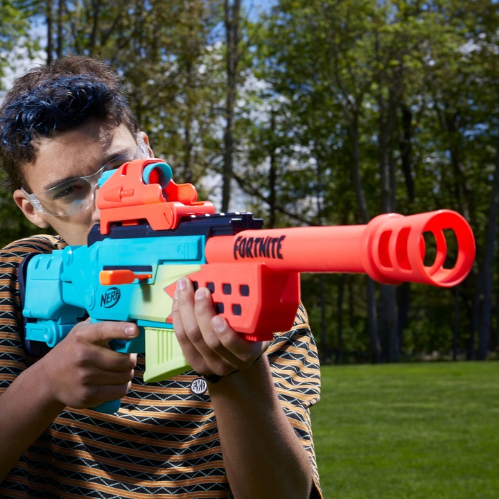 NERF FORTNITE PISTOLET SNAJPERKA STORM SCOUT SNAJPERKa F8346 + 6 Strzałek