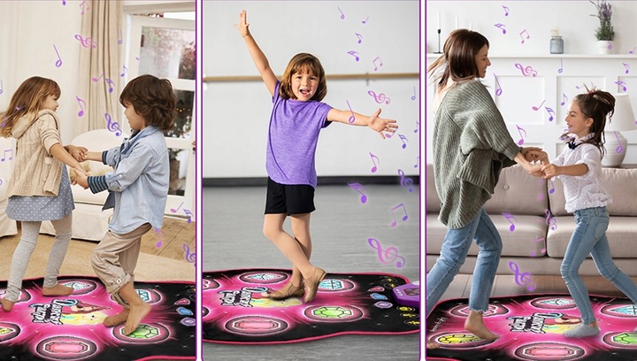 MATA DO TAŃCA ELEKTRONIKA Z MUZYKĄ BLUETOOTH DLA DZIECI PREZENT URODZINOWY