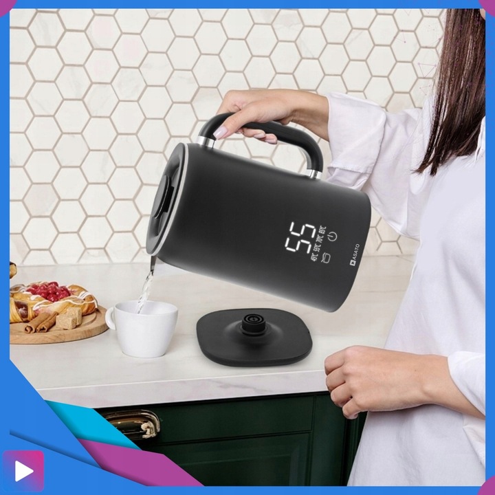 Czajnik Elektryczny z Wyświetlaczem 1,7L Dotykowy Regulacja Temperatury