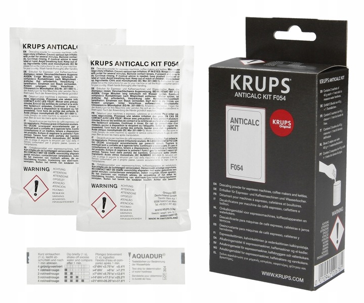 ZESTAW 3x Odkamieniacz Krups F054 40g ekspresów do kawy | Uniwersalny